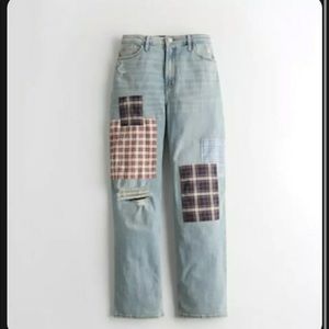 Hollister High rise/ High waisted Dad jean
